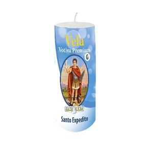 Vela Votiva G Premium Santo Expedito Vela Votiva G Premium Santo Expedito