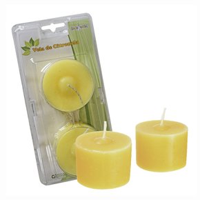 2 Velas Citronela Pirex Especial - Repelente Natural