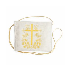 Viatico Branco Cruz Dourada