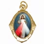 100 Unidades - Medalha Chapa Jesus Misericordioso