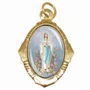 100 Unidades - Medalha Chapa Nossa Senhora de Lourdes