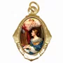 100 Unidades - Medalha Chapa Santa Cecília