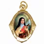 100 Unidades - Medalha Chapa Santa Teresinha do Menino Jesus