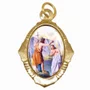 100 unidades - Medalha Chapa São João Batista