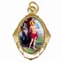100 Unidades - Medalha Chapa São Sebastião