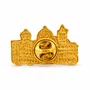 12 unid - Bóton Basílica Dourado