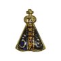 12 unid - Boton Corpo de Nossa Senhora Aparecida - 1,5 cm