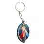 12 Unid - Chaveiro Chapa Aba Jesus Misericordioso