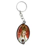 12 Unid - Chaveiro Chapa Aba Nossa Senhora de Fátima Fundo Vermelho