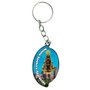 12 unid - Chaveiro Chapa Oval Aba Nossa Senhora Aparecida Basílica