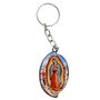 12 unid - Chaveiro Chapa Oval Aba Nossa Senhora de Guadalupe
