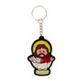 12 unid - Chaveiro Emborrachado de Sagrado Coração de Jesus