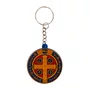 12 unid - Chaveiro Emborrachado Medalha São Bento