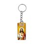 12 unid - Chaveiro Retangular Sagrado Coração de Jesus