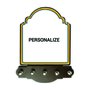 12 unid - Porta Chave Personalizado Provençal MDF Resinada 16 x 21 cm