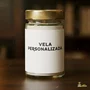 12 unid - Vela Vidro Perfumada Personalizada 155g