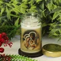 12 unid - Vela Vidro Personalizada Perfumada