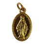 20 unid Medalha Dourada de Nossa Senhora Das Graças - 1,5 cm