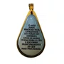 20 unid - Medalha Gota de Nossa Senhora de Fátima Frente e Verso