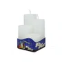4 Velas Decorativas Brancas