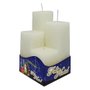 4 Velas Decorativas Brancas