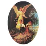 Adesivo Oval Dupla Face Anjo da Guarda 12 cm x 9 cm