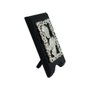 Adorno Batismo Anjo Prata Madeira Mesa 12 cm