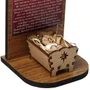 Adorno de Mesa com Manjedoura e Oração - 11 cm x 7 cm