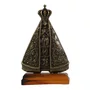 Adorno de Mesa Nossa Senhora Aparecida Ouro Velho - 12 x 7 cm 