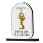 Adorno de Mesa Primeira Eucaristia MDF e Acrílico 