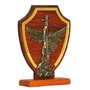 Adorno de Mesa São Miguel Arcanjo com Acrílico - 20 x 16 cm 