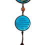 Adorno de Porta Anjo da Guarda Duas Medalhas 38 cm x 7,5 cm