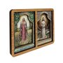 Adorno de Porta Nossa Senhora das Lágrimas e Jesus Manietado 13 cm x 17 cm