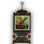 Adorno de Porta São Miguel Arcanjo Quadrado Duplo
