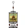 Adorno Duplo Quadrado Santo Expedito em MDF