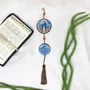 Adorno Duplo Redondo Nossa Senhora das Graças em MDF
