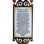 Adorno Jesus Misericordioso Porta MDF Quadrado Duplo