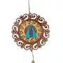 Adorno MDF de Nossa Senhora Aparecida Arabesco Pompom