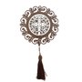 Adorno Mdf de São Bento Arabesco Pompom - 27 cm