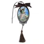 Adorno Oval Anjo da Guarda em MDF