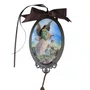 Adorno Oval Anjo da Guarda em MDF