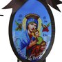Adorno Oval de Porta Nossa Senhora do Perpetuo Socorro 30 X 10 Cm