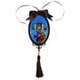 Adorno Oval de Porta Nossa Senhora do Perpetuo Socorro 30 X 10 Cm