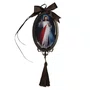 Adorno Oval Jesus Misericordioso em MDF