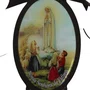 Adorno Oval Nossa Senhora de Fátima em MDF