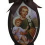 Adorno Oval São José em MDF
