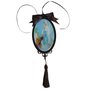 Adorno Porta Nossa Senhora de Lourdes Oval 30 x 10 cm