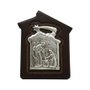 Adorno Presepio Prata Madeira 10 cm