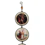 Adorno Redondo de Porta Arcanjos 4 Medalhas 40 cm x 6 cm