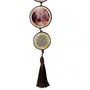 Adorno Redondo de Porta Arcanjos 4 Medalhas 40 cm x 6 cm
